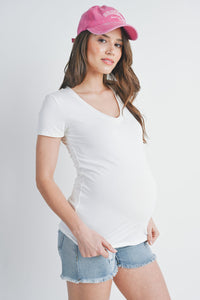 Harlee Basic V-Neck Top