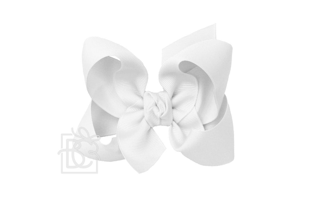 Large 4.5″ Signature Grosgrain Double Knot Bow (3 Colors!)