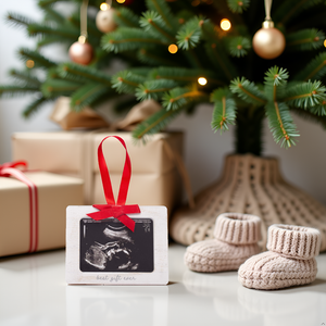 Best Gift Ever Sonogram Christmas Picture Ornament