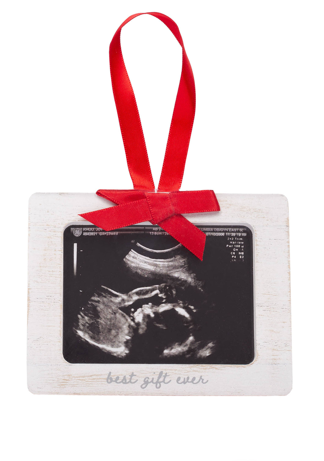 Best Gift Ever Sonogram Christmas Picture Ornament