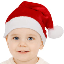 Load image into Gallery viewer, Toddler Kids Velvety Fleece Novelty Santa Hat
