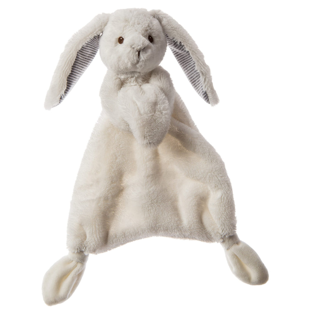 Silky White Bunny Lovey – 13″