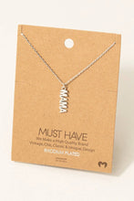 Load image into Gallery viewer, Flat Mama Pendant Necklace
