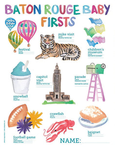 Baton Rouge Baby Firsts Poster