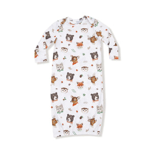 Woodland Animal Faces  Lap Shoulder Gown