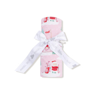 Golfing Mrs. Claus and Elves Swaddle Blanket