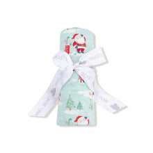 Load image into Gallery viewer, Golfing Santa and Elves Swaddle Blanket
