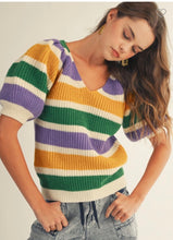 Load image into Gallery viewer, Mardi Gras SS Sweater
