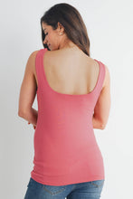 Load image into Gallery viewer, Mauve Sweetheart Sleeveless Maternity Top

