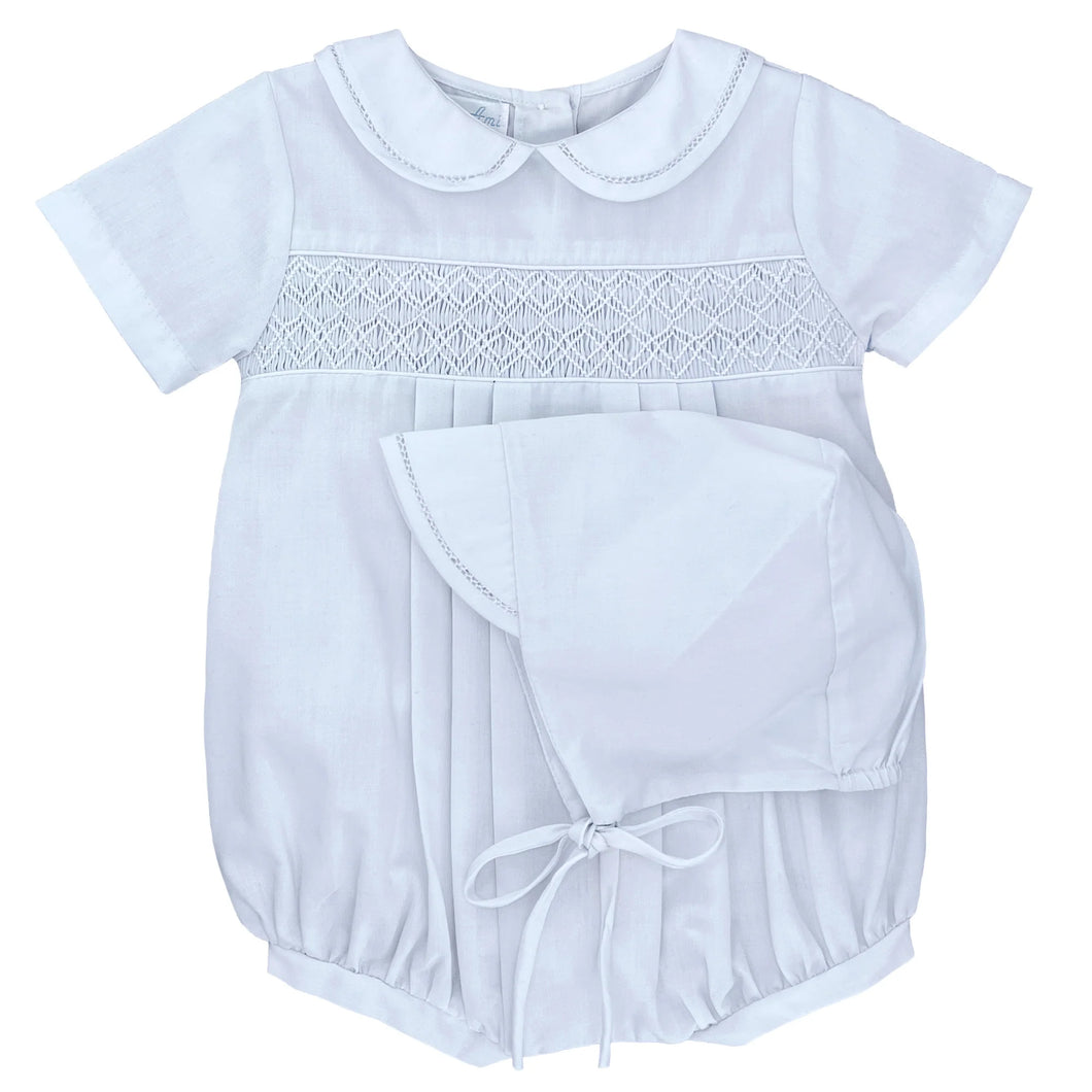 Petit Ami Romper with Smocking #5458