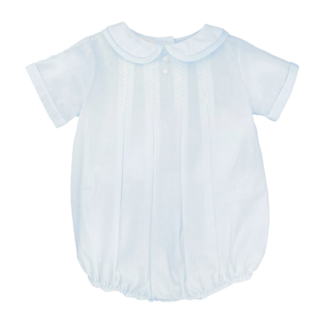 Romper with Hand Feather Stitching