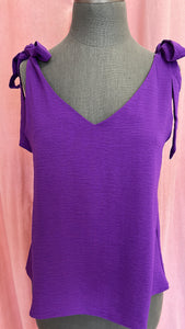 Noelle Flowy Tie Strap Top