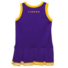 Load image into Gallery viewer, LSU Tigers Game Day Purple Sleeveless Cheerleader Dress
