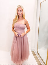 Load image into Gallery viewer, Abby Strapless Mesh Dress
