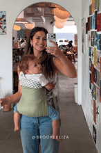 Load image into Gallery viewer, Sage Chequer Soft Buckle Carrier
