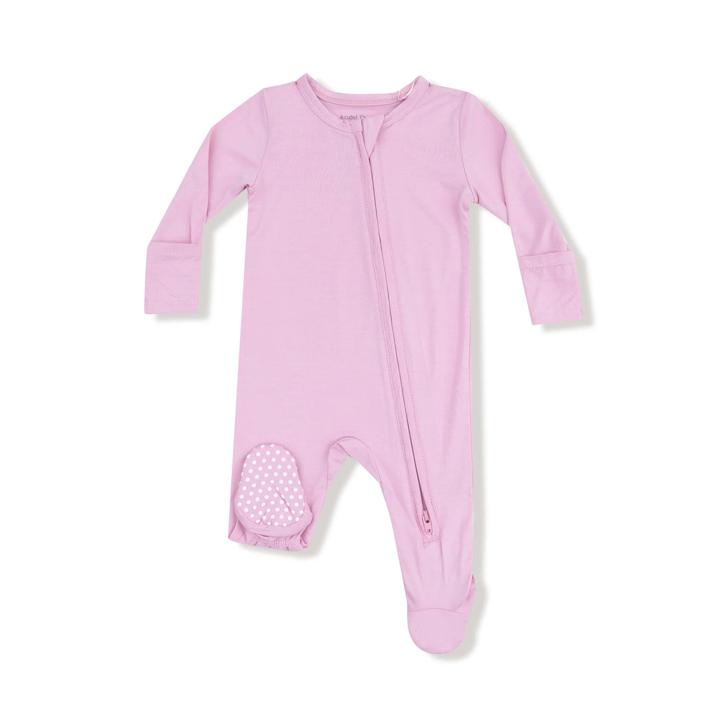 Romance Rose 2 Way Zipper Footie