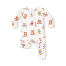Load image into Gallery viewer, Teddy Bear Collection 2 Way Zipper Footie
