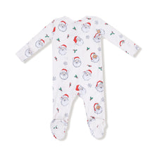 Load image into Gallery viewer, Vintage Santas 2 Way Zipper Footie
