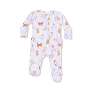 Fancy Pets 2 Way Zipper Ruffle Back Footie