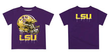 Load image into Gallery viewer, Louisiana State Tigers Original Dripping Football Helmet
