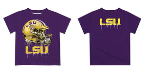 Louisiana State Tigers Original Dripping Football Helmet