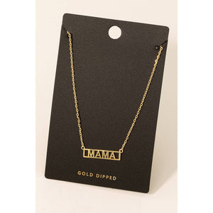 Mama Box Logo Necklace