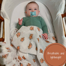 Load image into Gallery viewer, You&#39;re Roar-some Baby Muslin Swaddle Blanket
