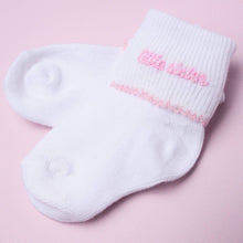Load image into Gallery viewer, Little Sister Embroidered Socks
