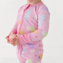 Load image into Gallery viewer, For Peeps Sake Convertible Ribbed Footie - Pink
