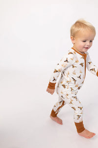 Ducks Double Zipper Pajamas