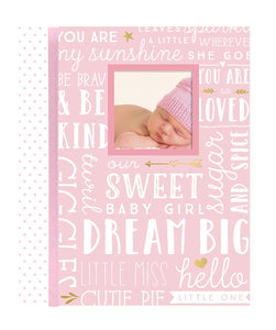 Lil Peach Baby Book- Pink