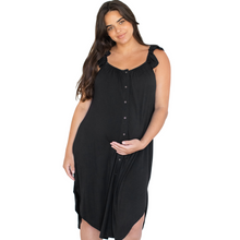 Load image into Gallery viewer, Ruffle Strap Labor &amp; Delivery Gown
