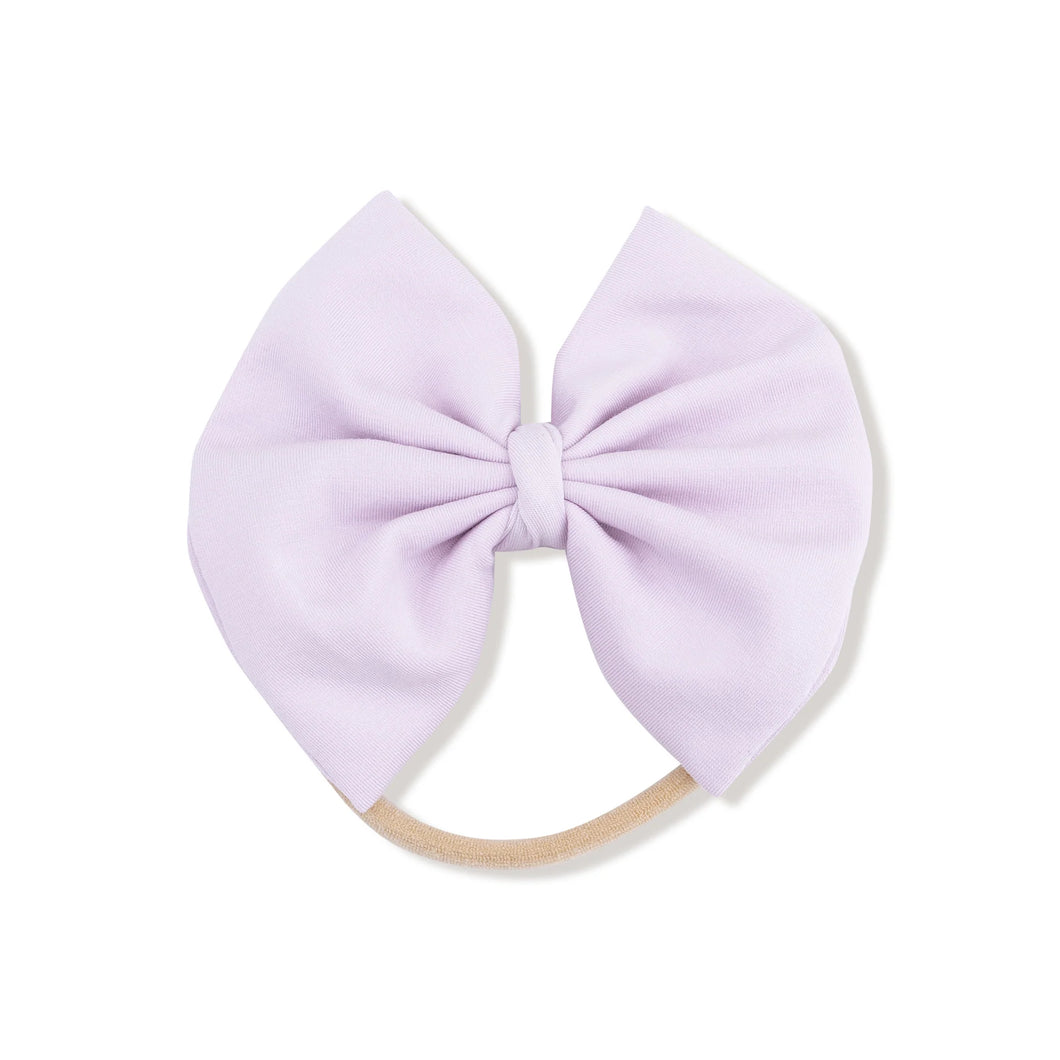 Orchid Hush Big Bow Headband