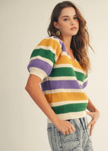 Load image into Gallery viewer, Mardi Gras SS Sweater
