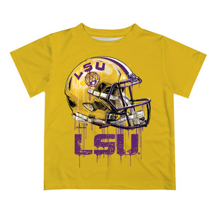 Louisiana State Tigers Original Dripping Football Helmet