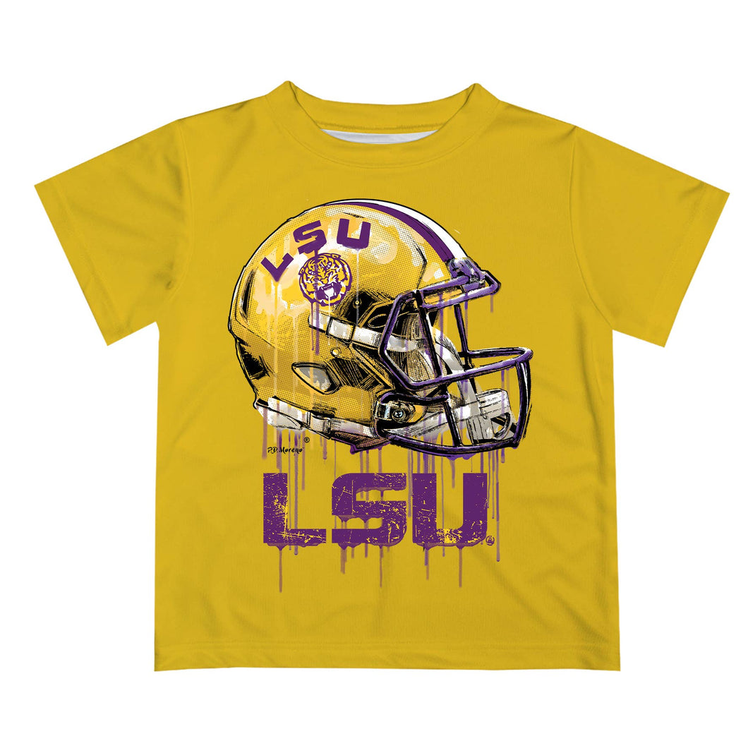 Louisiana State Tigers Original Dripping Football Helmet