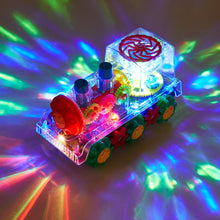 Load image into Gallery viewer, Clear LED Mechanical Gear Train Toy
