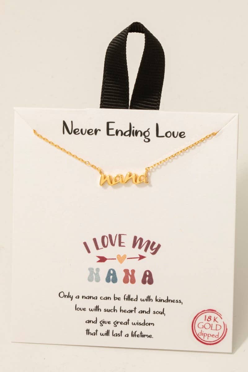 Nana Pendant Necklace