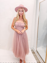 Load image into Gallery viewer, Abby Strapless Mesh Dress

