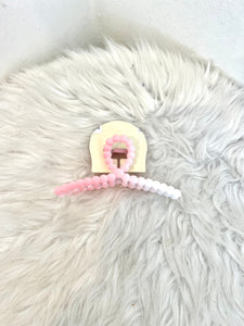 Loop Bead Hair Claw Clip