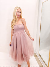 Load image into Gallery viewer, Abby Strapless Mesh Dress
