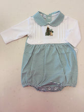 Load image into Gallery viewer, Boys Christmas Pals Hand Embroidered Bubble Romper
