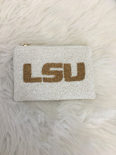 Load image into Gallery viewer, LSU Beaded Coin Purse

