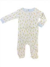 Load image into Gallery viewer, Baby Loren Ducks in the Pond Pima Zipper Footie
