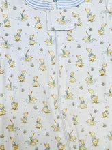Load image into Gallery viewer, Baby Loren Ducks in the Pond Pima Zipper Footie
