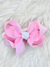 Load image into Gallery viewer, 3.5&quot; Bow with Pantyhose Headband
