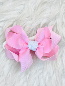 3.5" Bow with Pantyhose Headband
