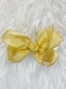 3.5" Bow with Pantyhose Headband