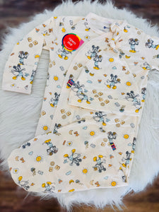 Mickey's Brunch Bunch Modal Magnetic Cozy Sleeper Gown + Hat Set
