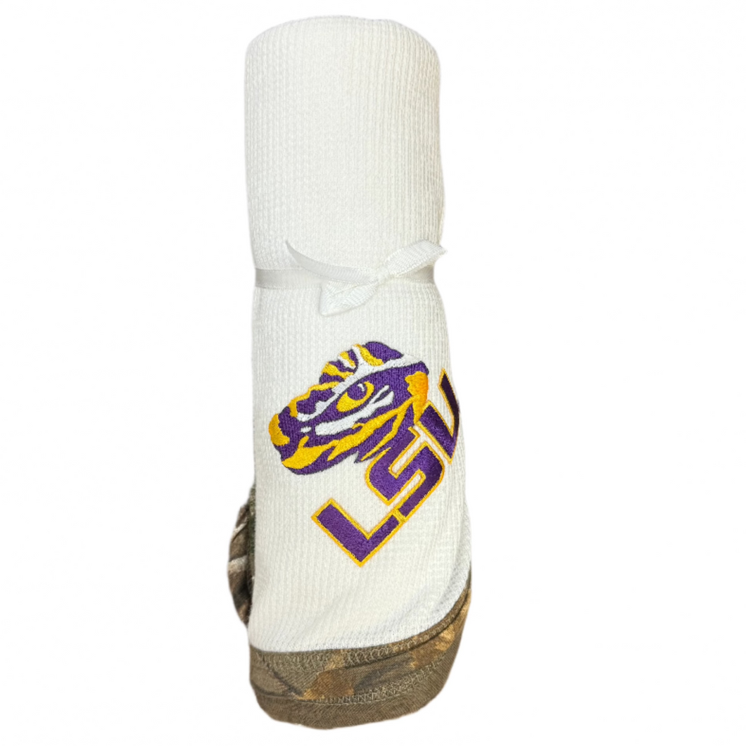 LSU Camo Blanket